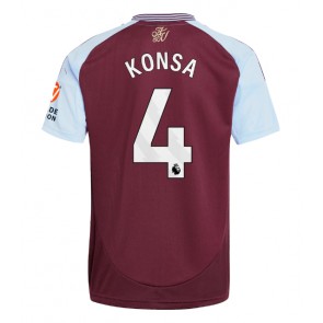 Aston Villa Ezri Konsa #4 Replika Hjemmebanetrøje 2024-25 Kortærmet